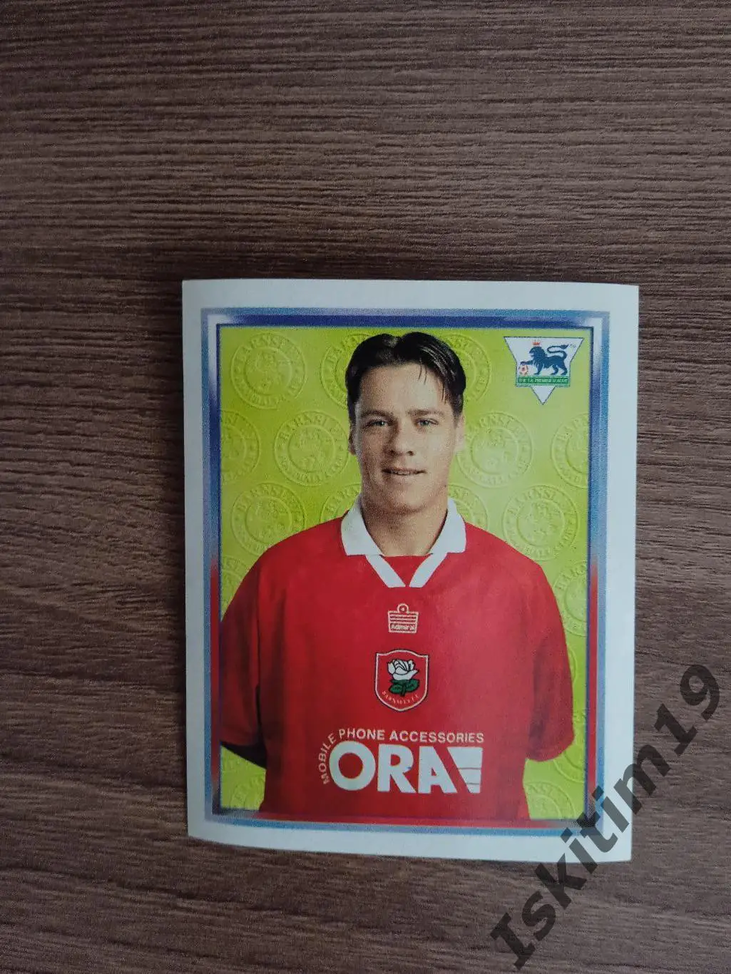 Наклейка MERLIN Английская Премьер-Лига 1997-1998 № 67 Barnard Барнард