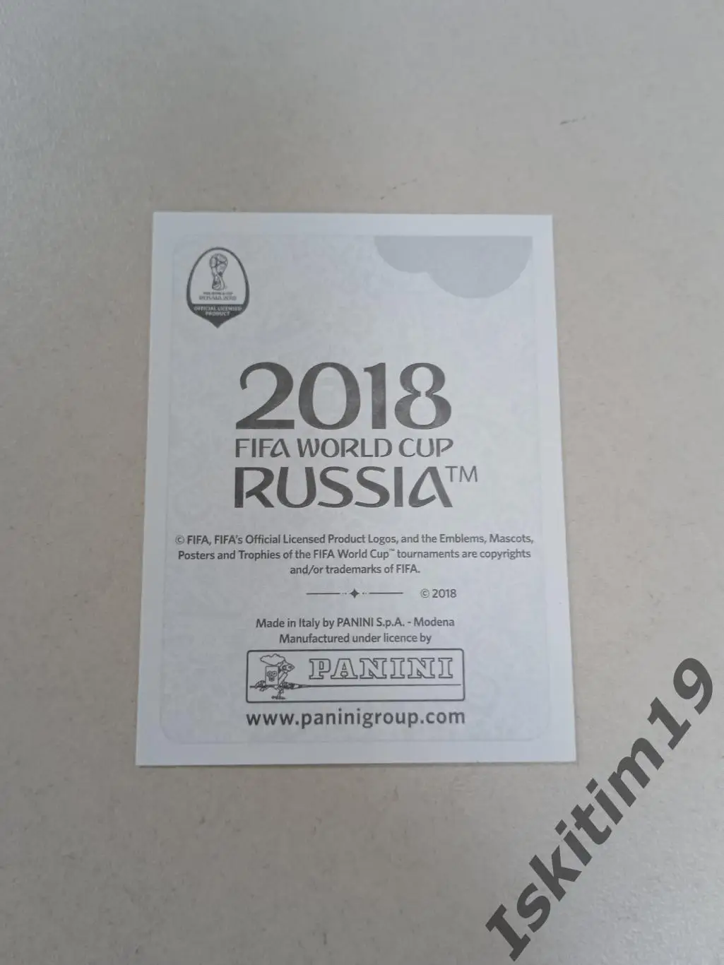 Наклейка PANINI Чемпионат мира 2018 № 463 Guardado Гуардадо 1