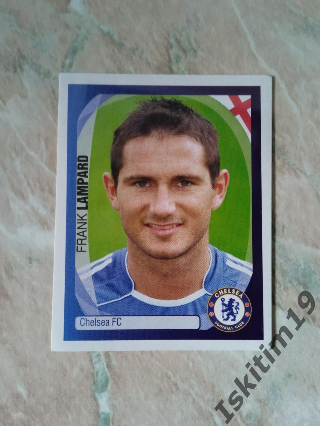 Наклейка PANINI Лига Чемпионов УЕФА 2007-2008 № 137 Frank Lampard Лэмпард