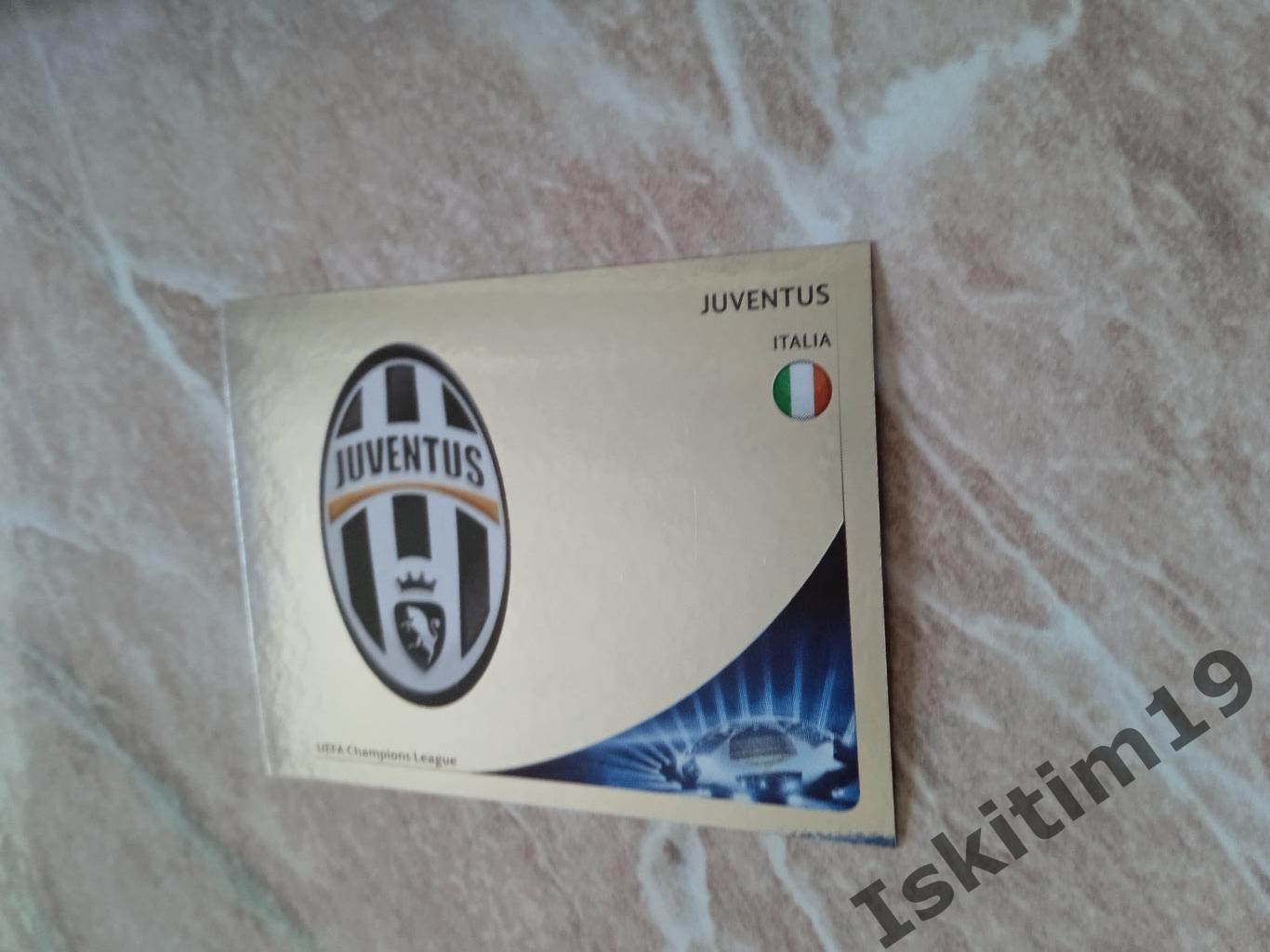 Наклейка PANINI Лига Чемпионов УЕФА 2012-2013 № 336 Juventus Ювентус герб