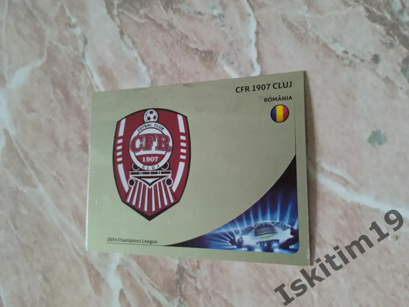 Наклейка PANINI Лига Чемпионов УЕФА 2012-2013 № 570 CFR ЧФР Румыния герб