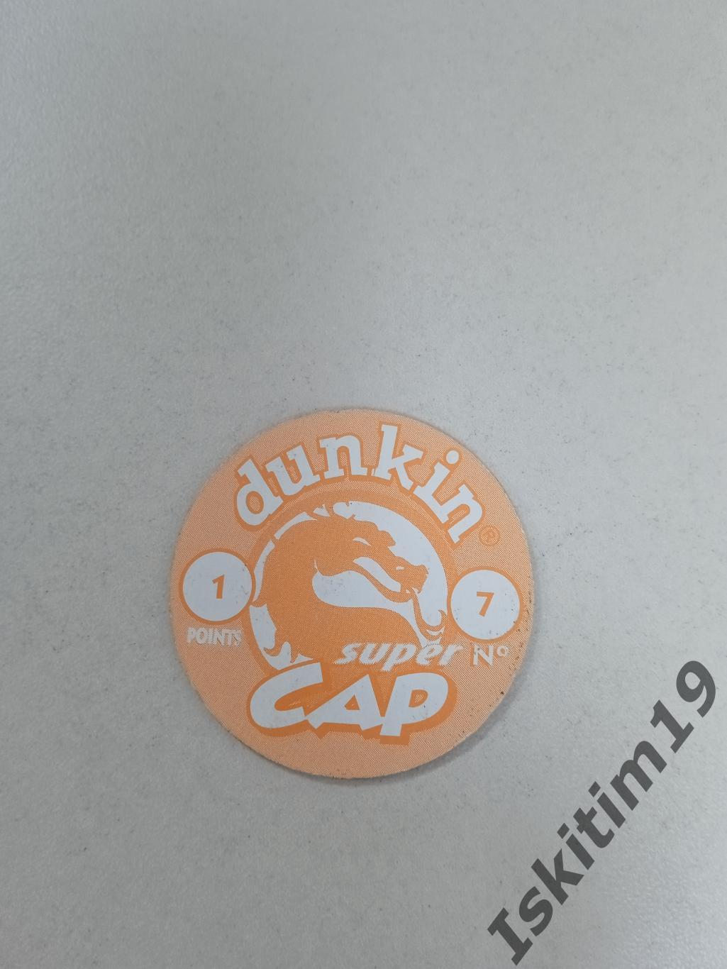Фишка кэпс dunkin cap super (картон) № 7 1