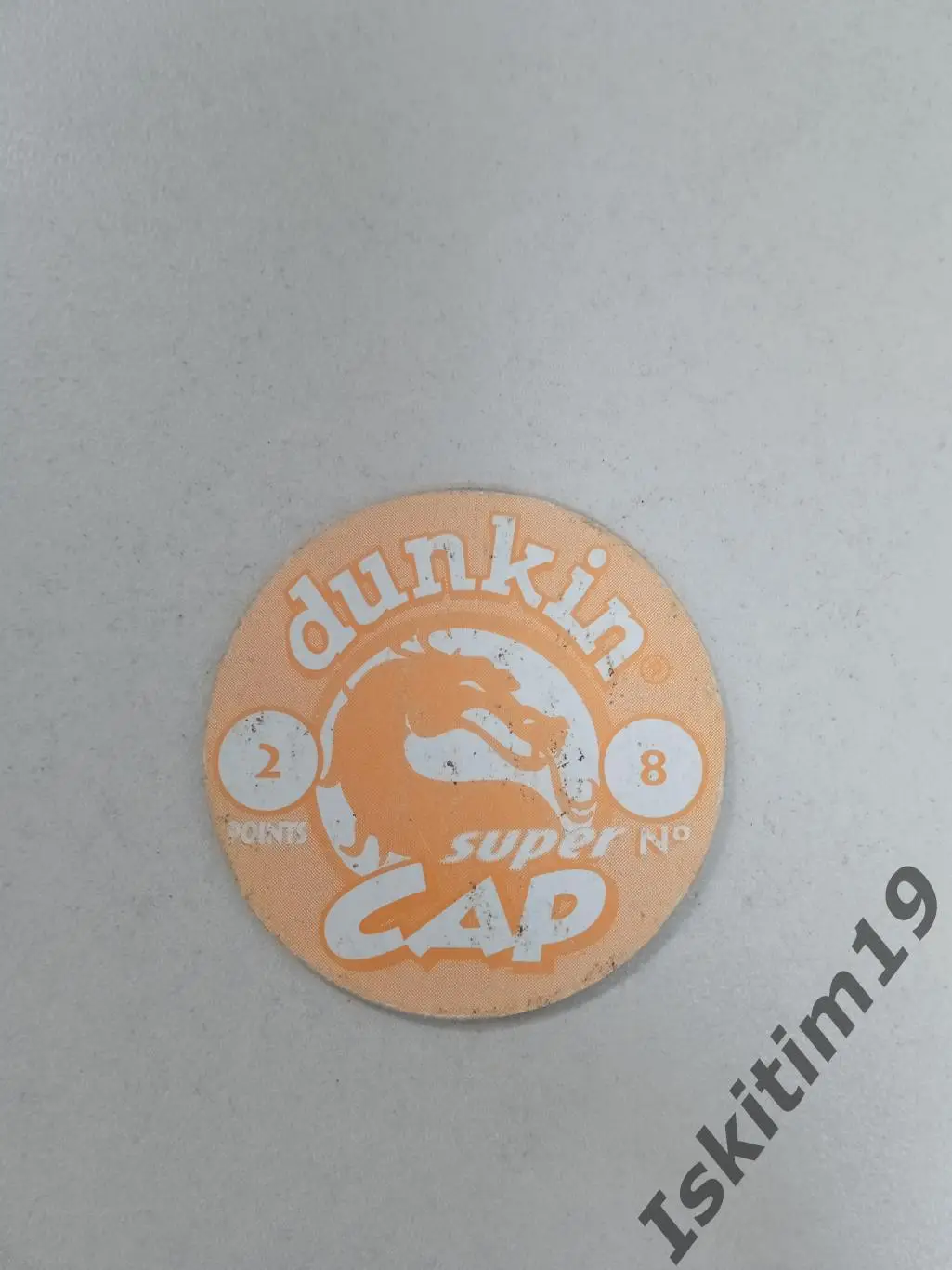 Фишка кэпс dunkin cap super (картон) № 8 1