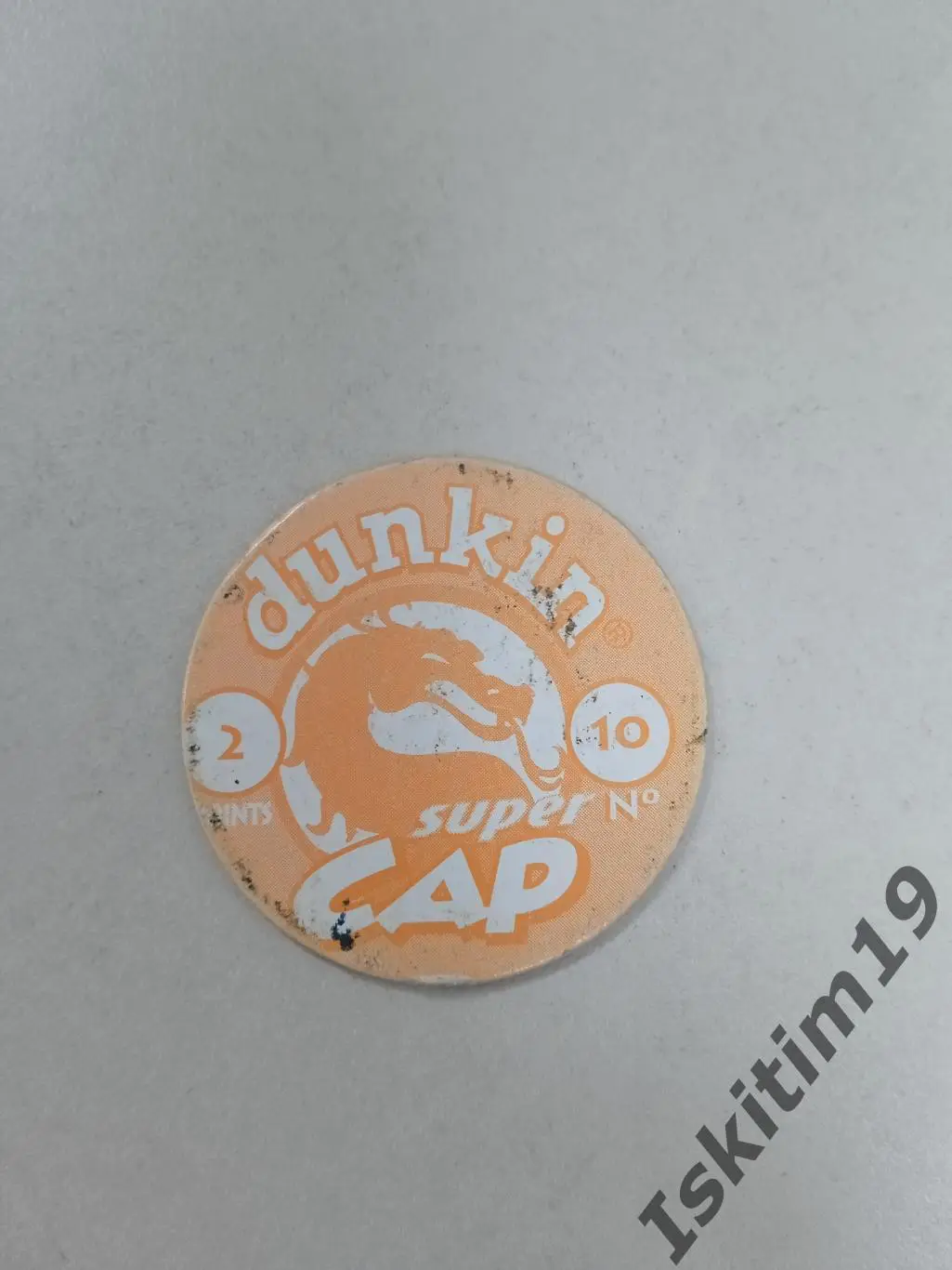Фишка кэпс dunkin cap super (картон) № 10 1