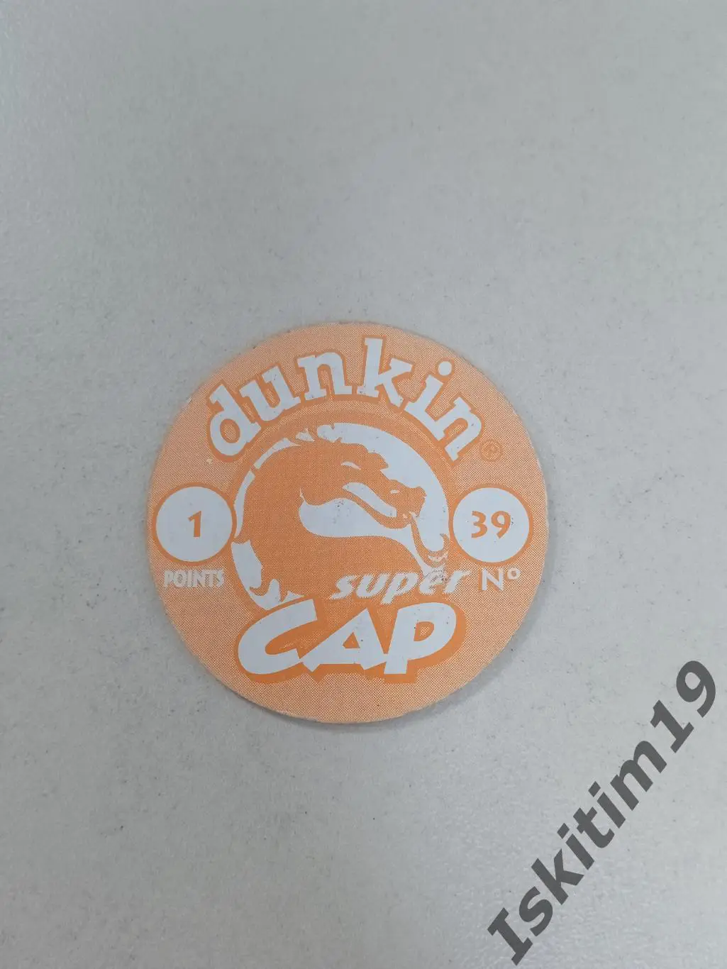 Фишка кэпс dunkin cap super (картон) № 39 1