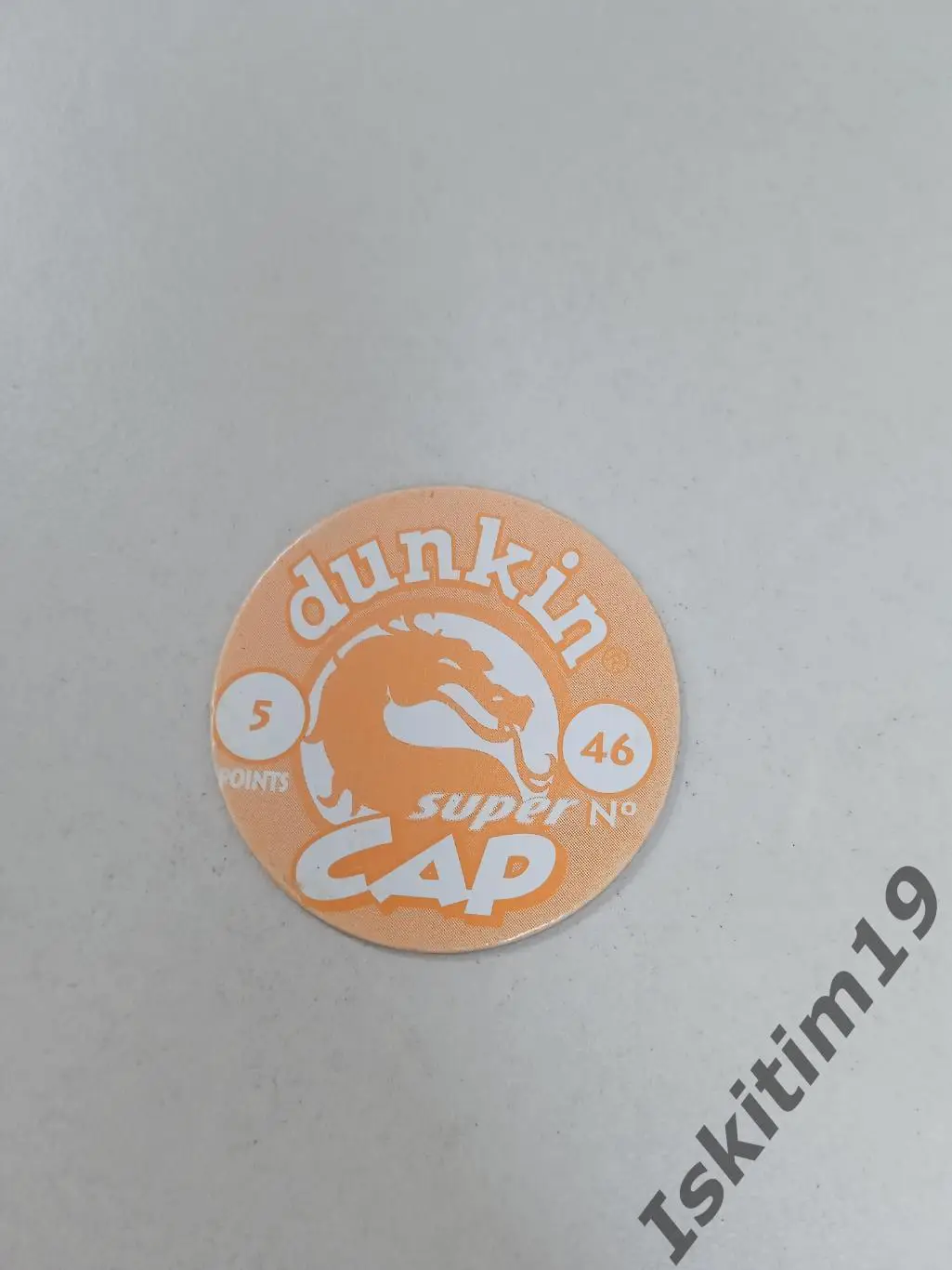 Фишка кэпс dunkin cap super (картон) № 46 1