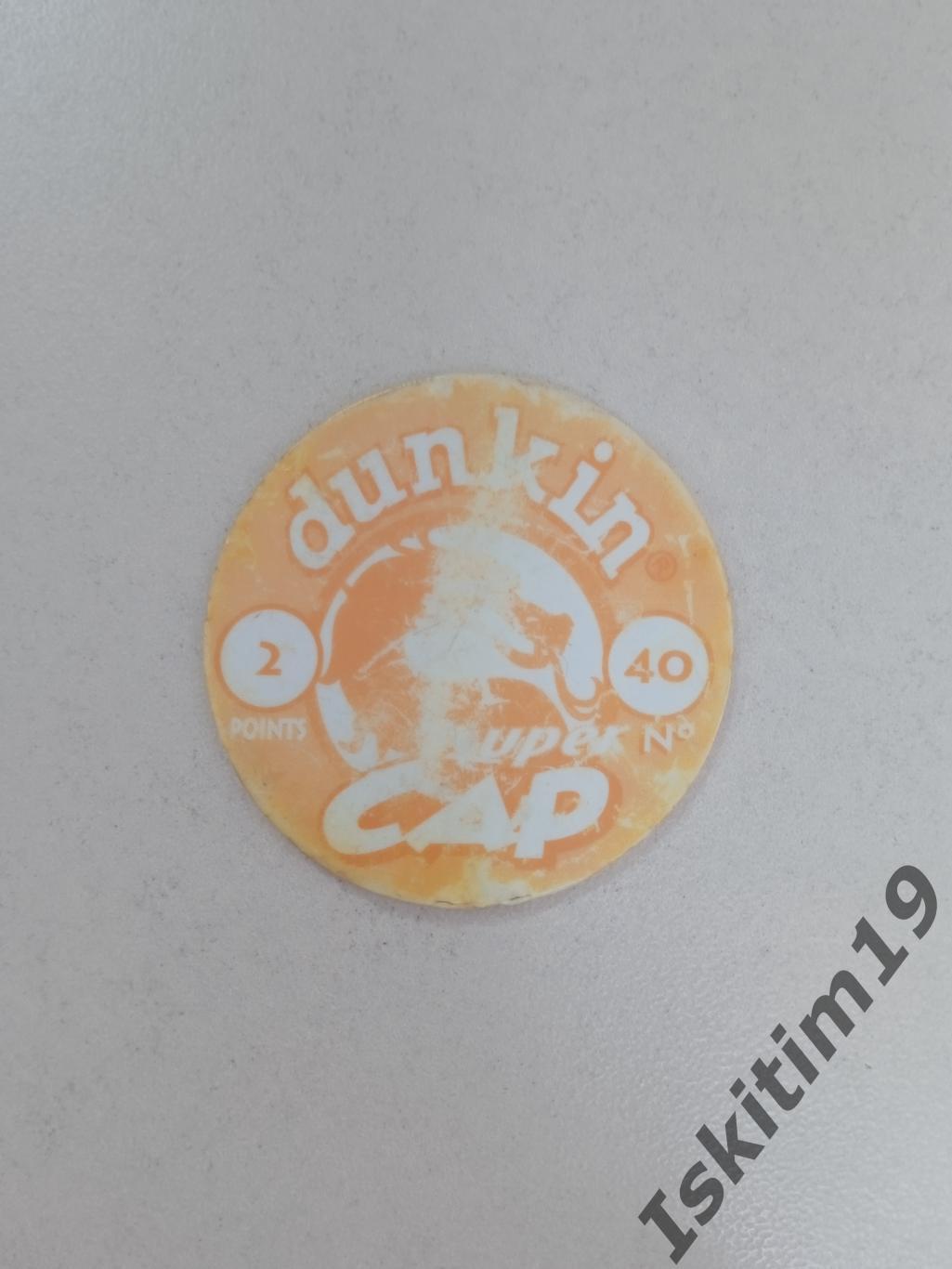 Фишка кэпс dunkin cap super (пластик) № 40 1