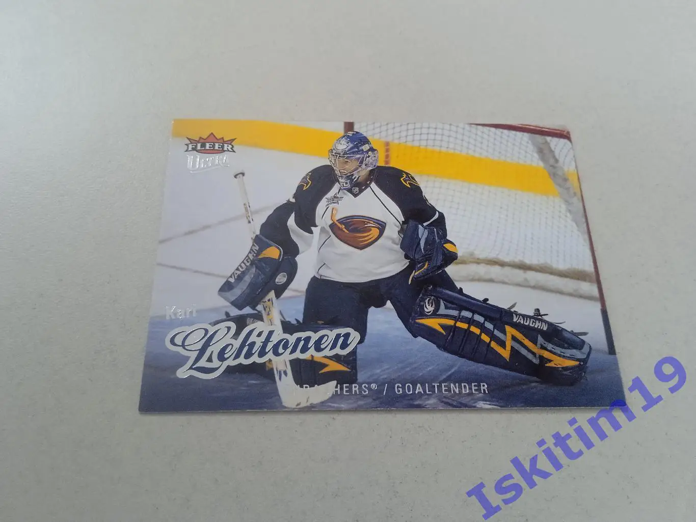 Карточка FLEER Ultra Hockey 2008-2009 № 4 Кари Лехтонен Атланта