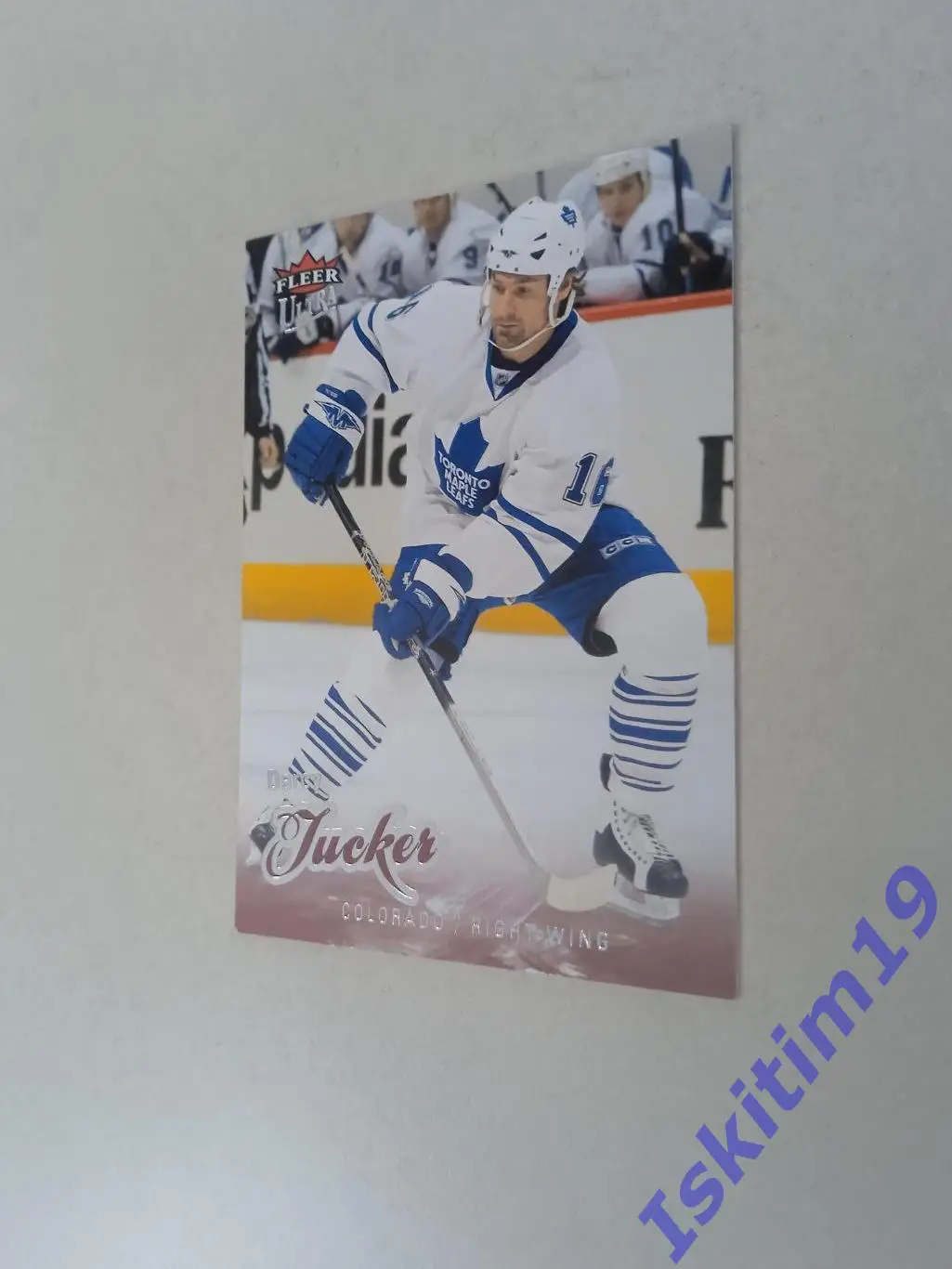 Карточка FLEER Ultra Hockey 2008-2009 № 125 Дарси Такер Колорадо