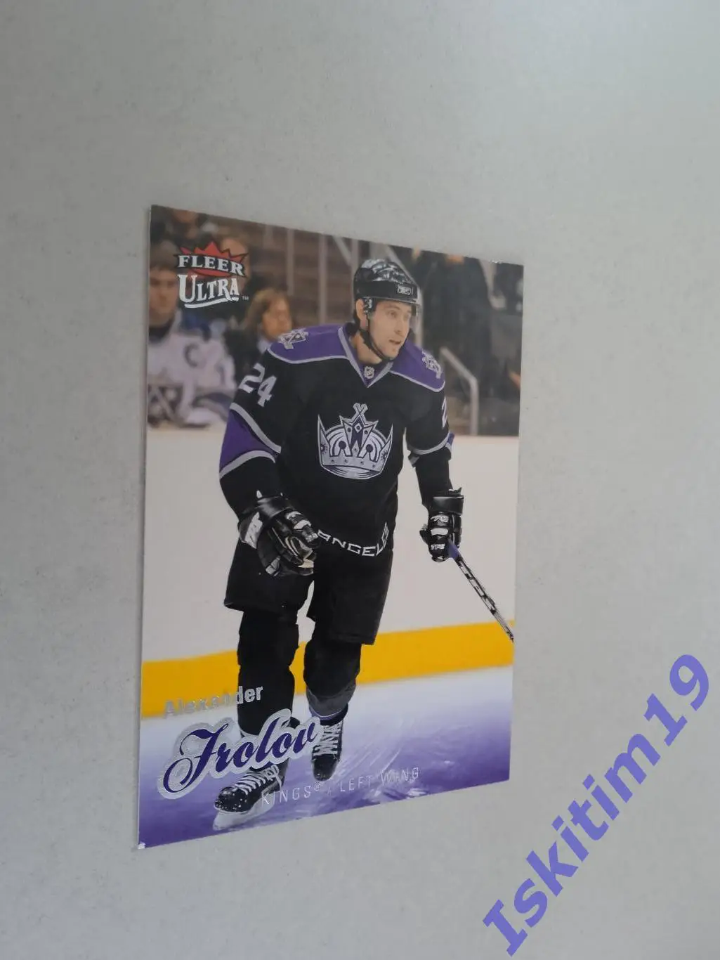 Карточка FLEER Ultra Hockey 2008-2009 № 160 Александр Фролов Лос-Анджелес