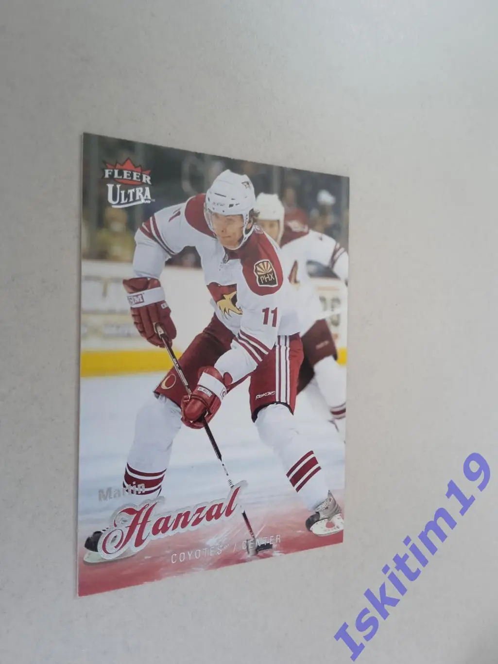 Карточка FLEER Ultra Hockey 2008-2009 № 181 Мартин Ганзал Финикс