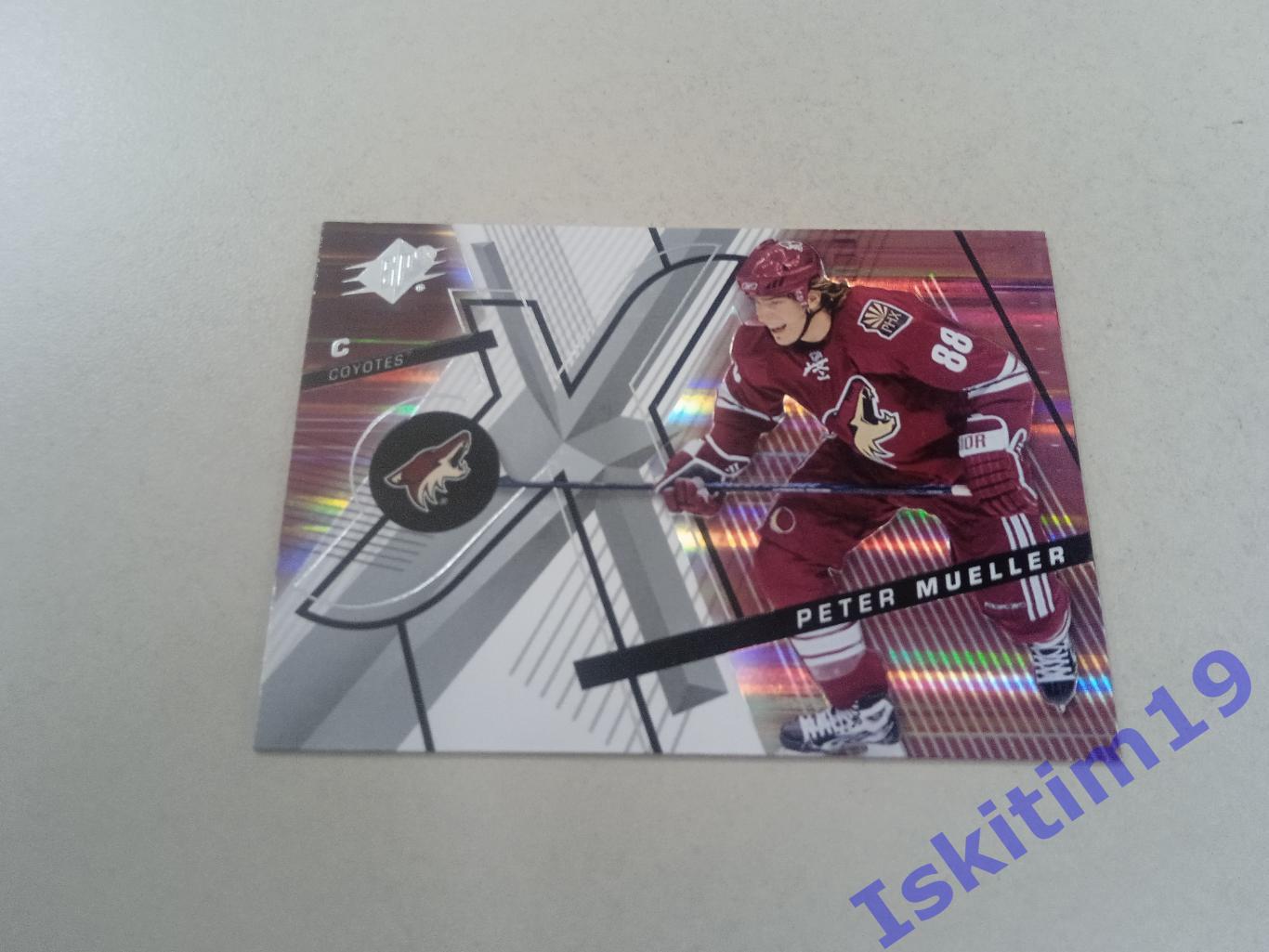 Карточка Upper Deck spx Hockey 2008-2009 № 23 Финикс Питер Мюллер