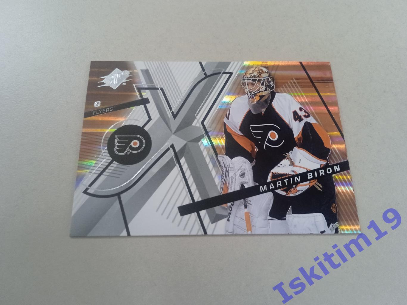 Карточка Upper Deck spx Hockey 2008-2009 № 26 Филадельфия Мартин Бирон