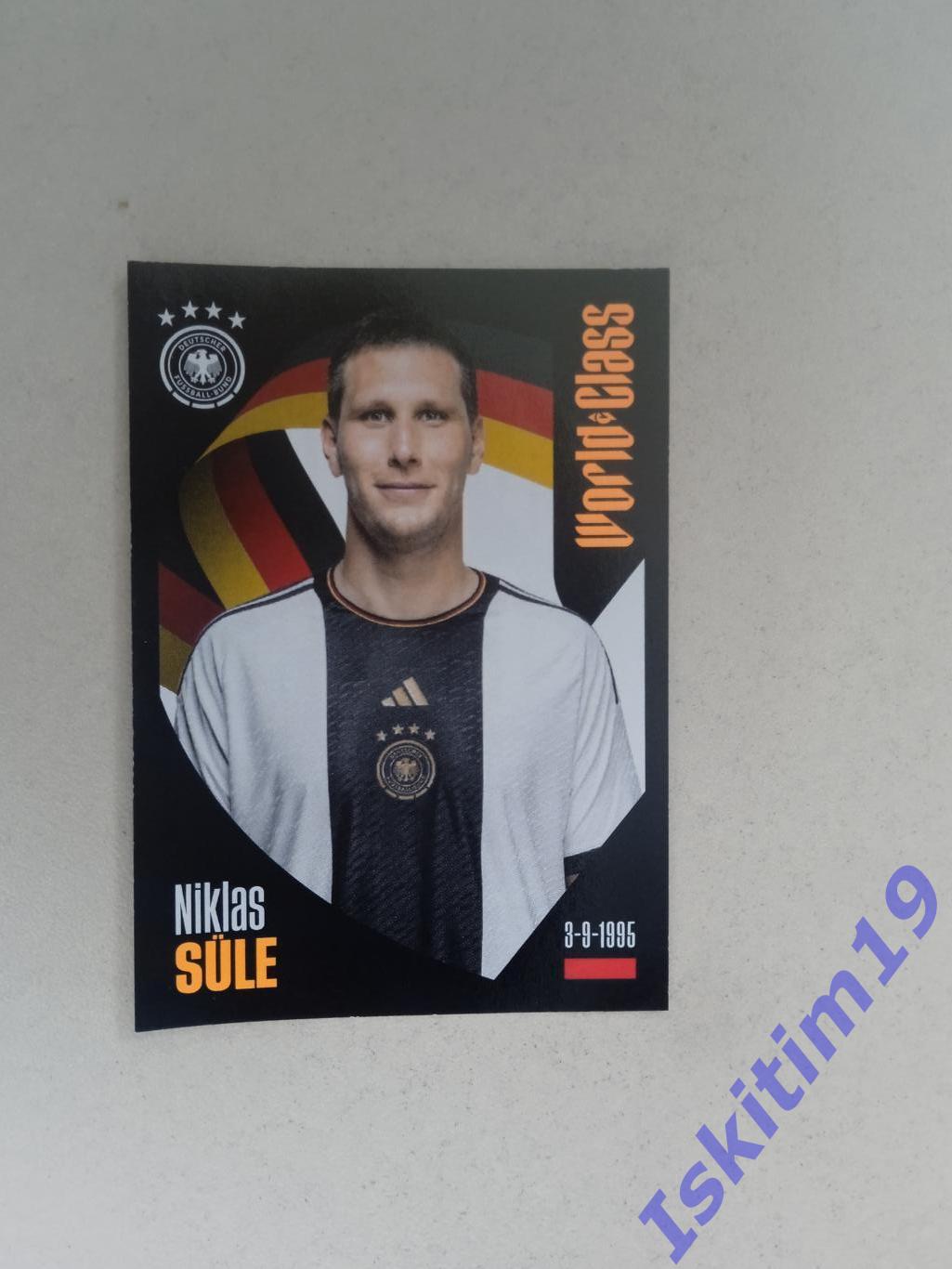 Наклейка Panini FIFA World Class 2024 № 77 Никлас Зюле