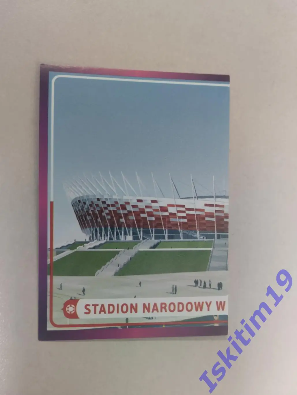 Наклейка PANINI Чемпионат Европы 2012 № 14 Варшава национальный стадион (1)
