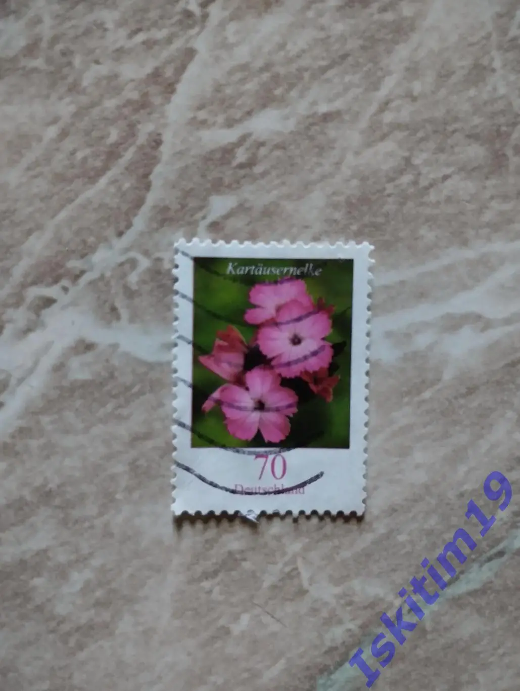 Марка. Германия 70. Гвоздика