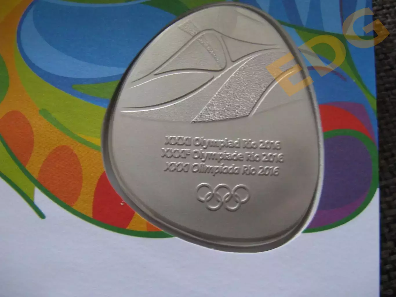 медаль памятная летние олимпийские игры Лондон 2012 официальная 2