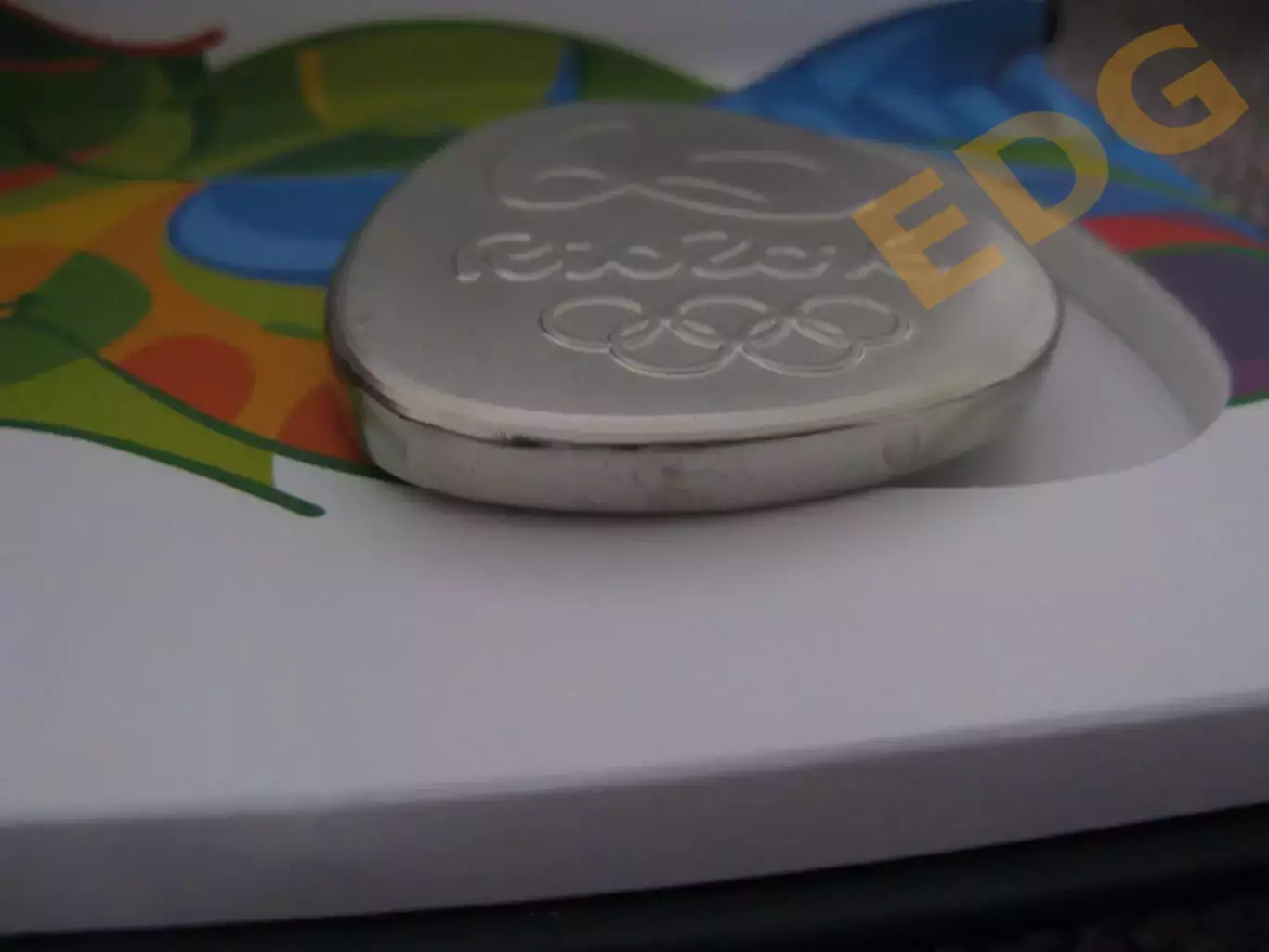 медаль памятная летние олимпийские игры Лондон 2012 официальная 3