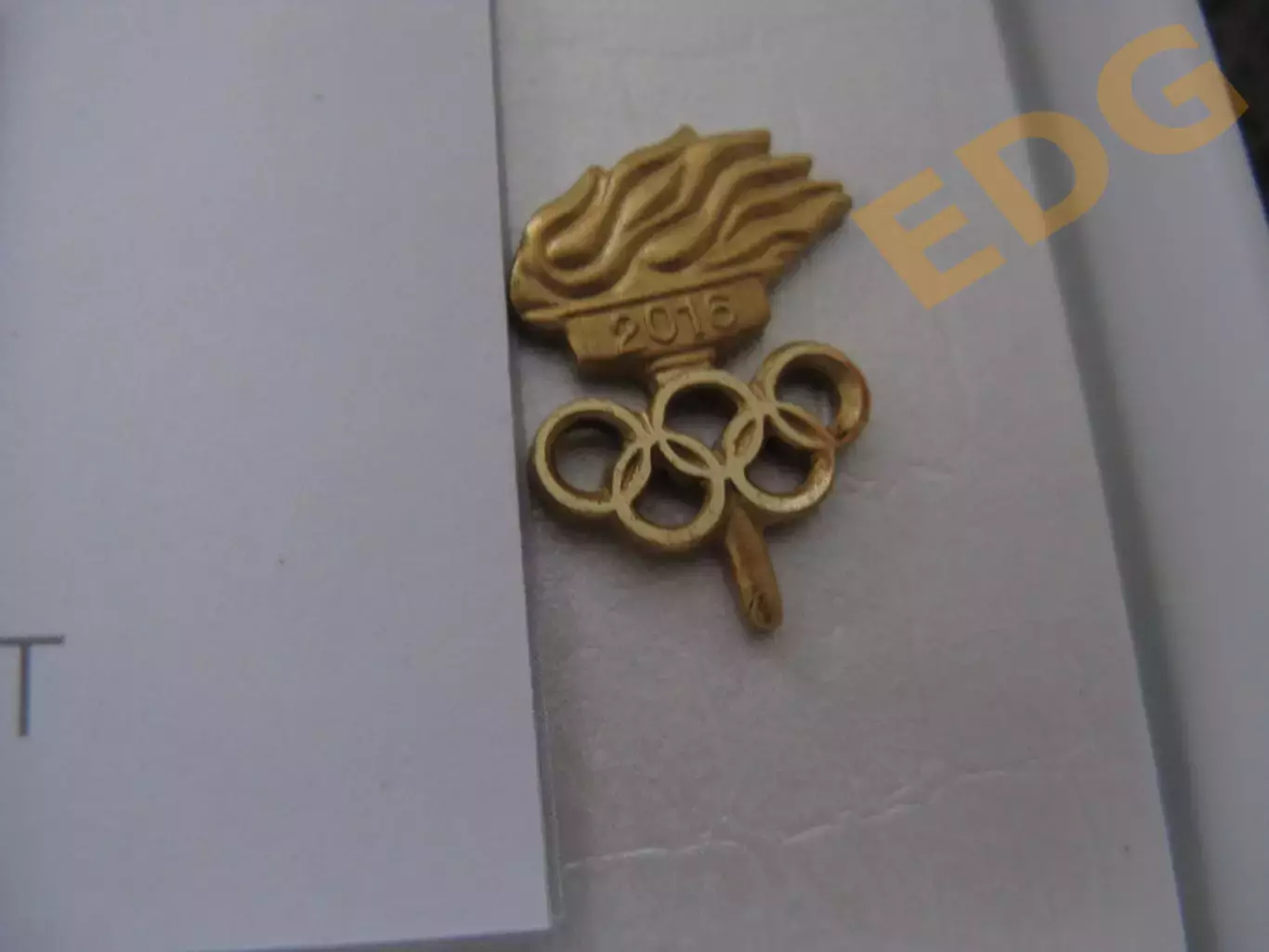 значок участника летние олимпийские игры Рио 2016 Бразилия Bertoni