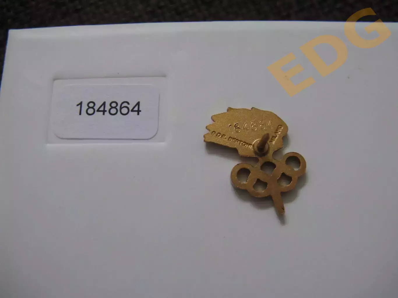 значок участника летние олимпийские игры Рио 2016 Бразилия Bertoni 3