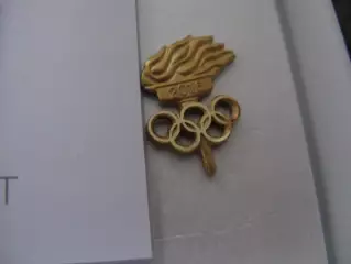 значок участника летние олимпийские игры Рио 2016 Бразилия Bertoni