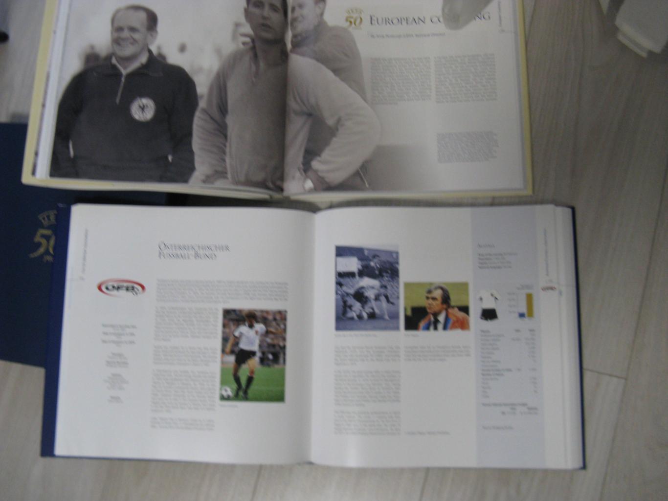 футбол 50 лет УЕФА UEFA1954-2004 отчет 2 книги 4