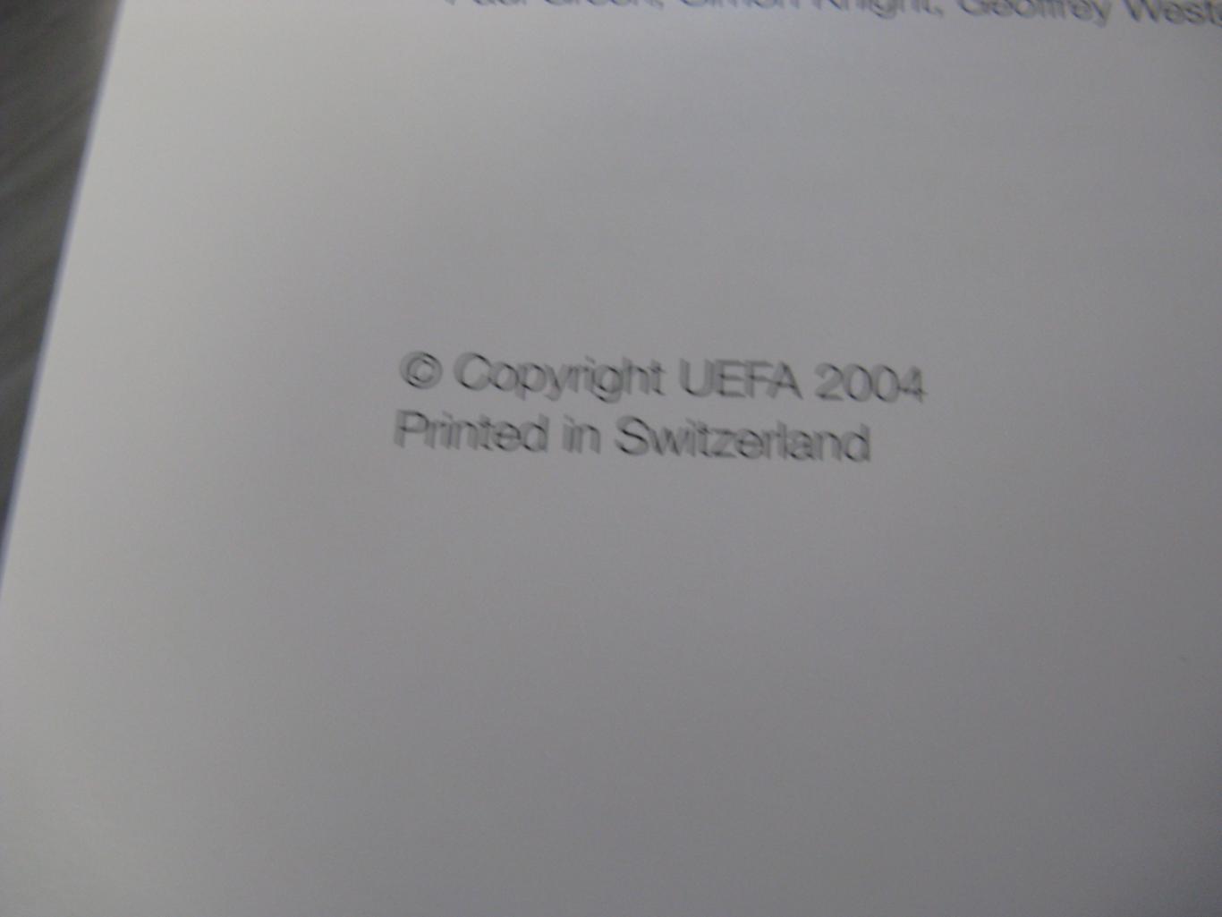 футбол 50 лет УЕФА UEFA1954-2004 отчет 2 книги 7