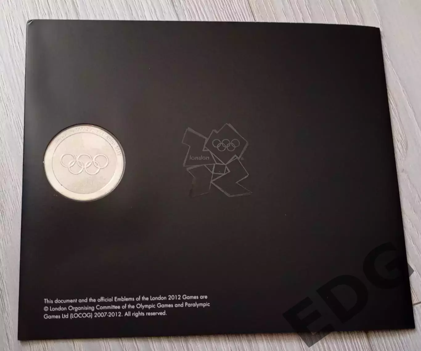 медаль памятная летние олимпийские игры Лондон 2012 официальная 5