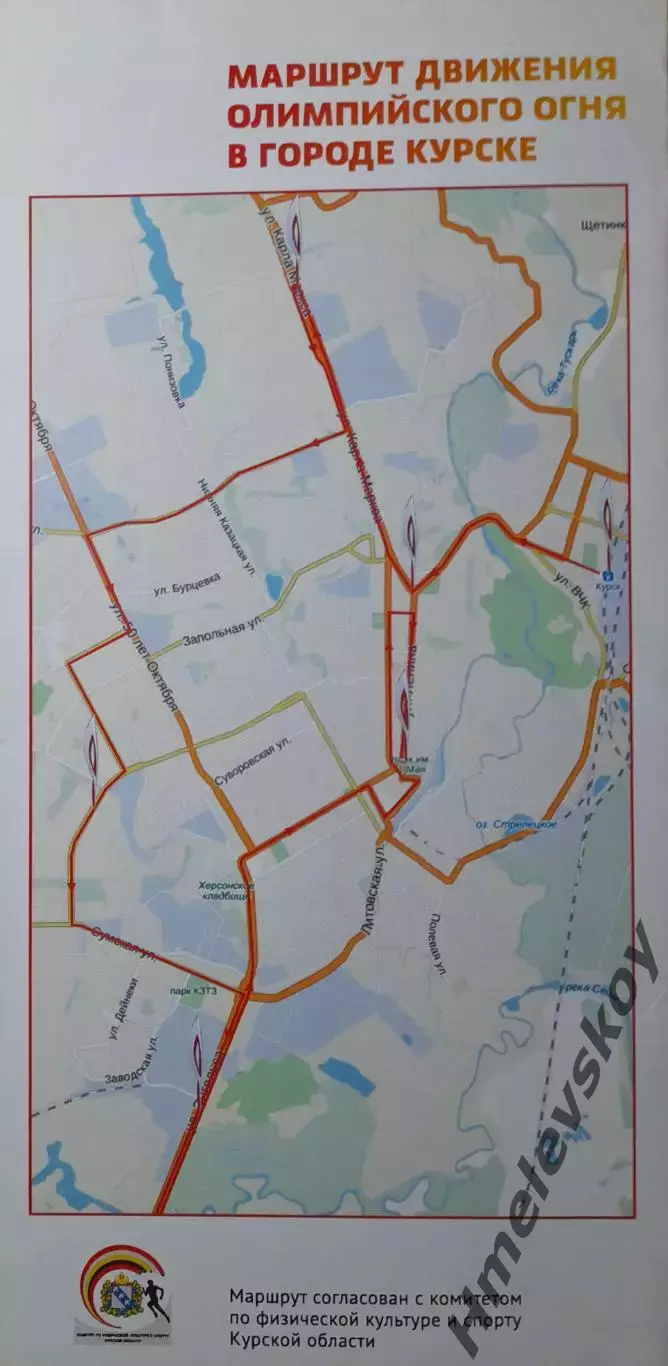 Эстафета олимпийского огня, г. Курск, 16.01.2014г. 1