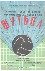 Сатурн Рыбинск - Машиностроитель Тула 02.05.1977