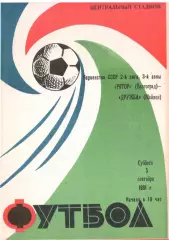 Ротор Волгоград - Дружба Майкоп 05.09.1981