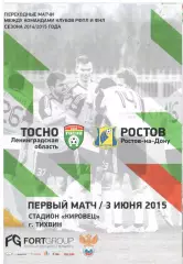 Тосно Ленинградская обл - ФК Ростов Ростов-на-Дону 03.06.2015