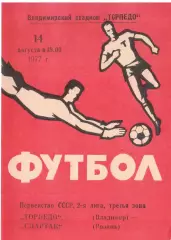 Торпедо Владимир - Спартак Рязань 14.08.1977