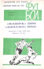 Машук Пятигорск - Динамо Кировабад 02.05.1973