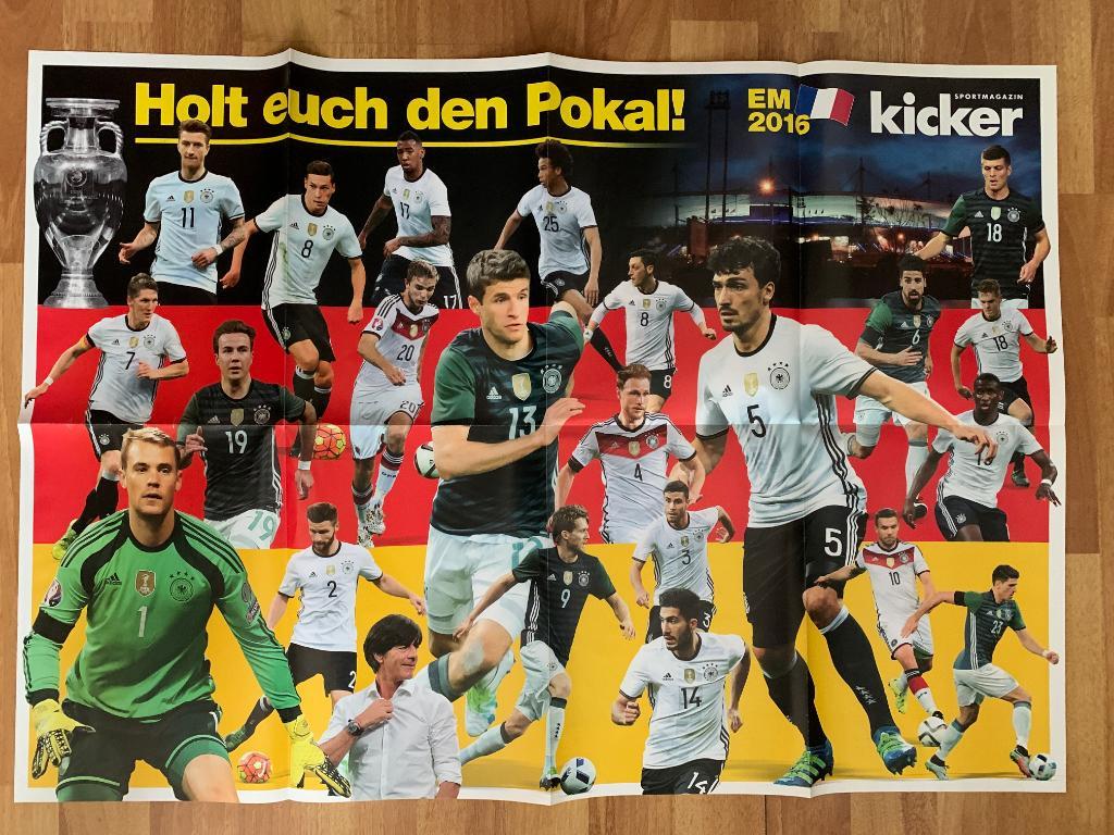 Постер из немецкого журнала Kicker 1