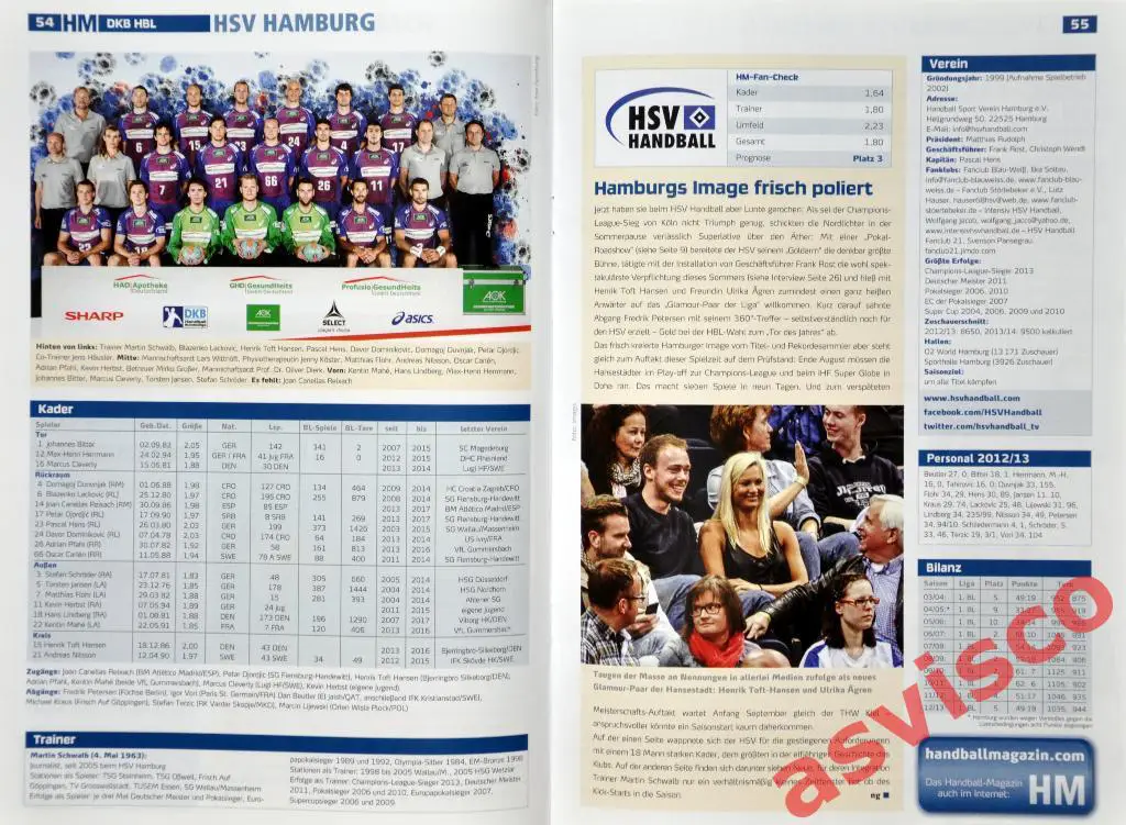 DAS HANDBALL-MAGAZIN / Гандбольный магазин №08 за 2013 год. 6