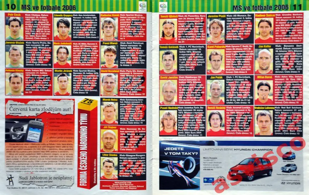 Чемпионат Мира по футболу в Германии. Представление участников, Июнь 2006 года. 1