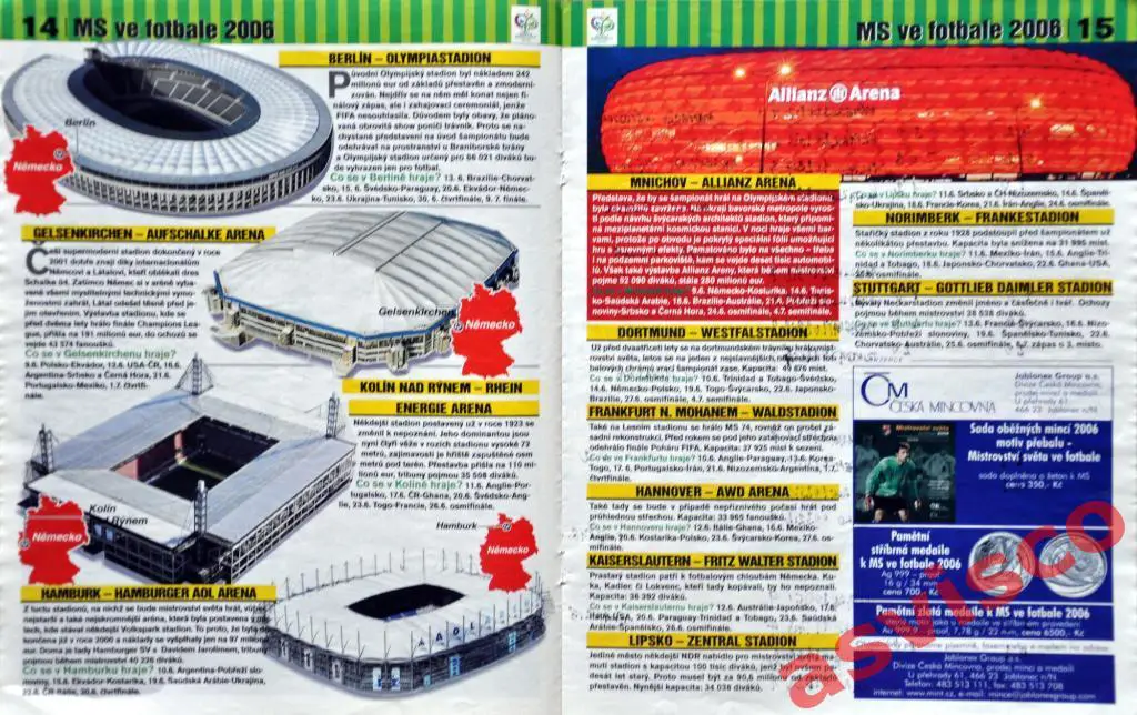 Чемпионат Мира по футболу в Германии. Представление участников, Июнь 2006 года. 2