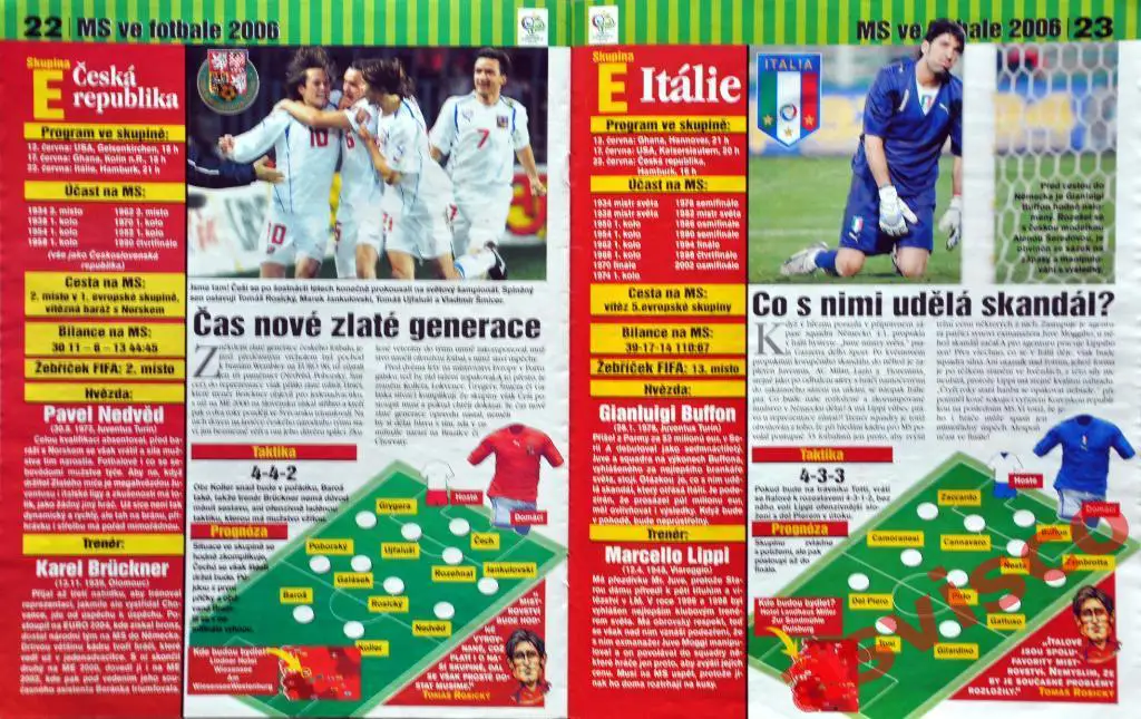 Чемпионат Мира по футболу в Германии. Представление участников, Июнь 2006 года. 5