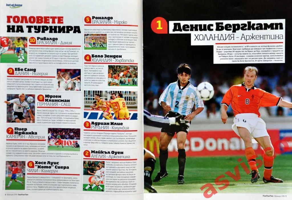 FourFourTwo / 4-4-2, специальное издание, 2010 год. 2