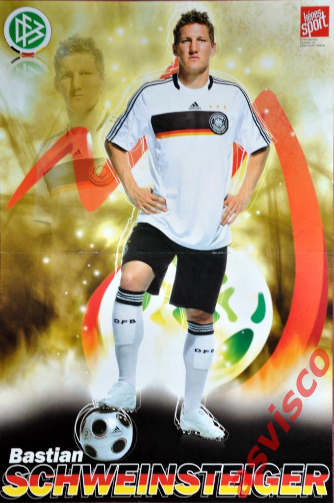Плакат Бастиан Швайнштайгер / Звезды сборной Испании.