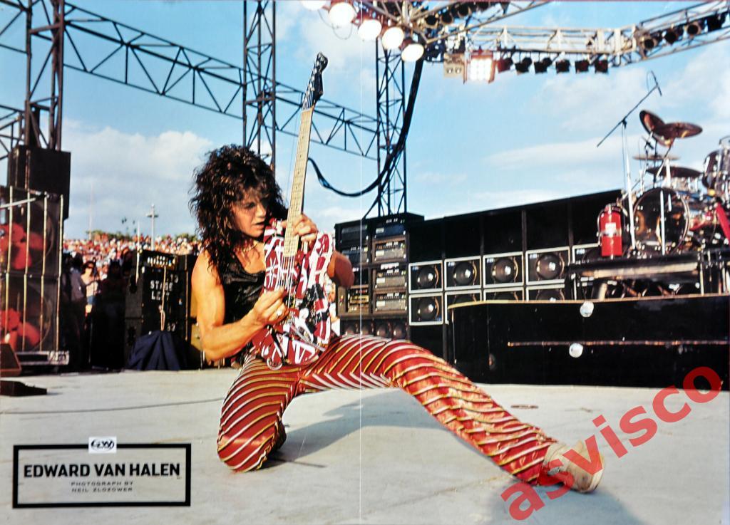 Плакат Edward Eddie Van Halen / Dimebag Darrel & Zakk Wylde.