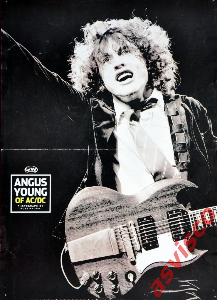 Плакат Angus Young & Malcolm Young of AC/DC.