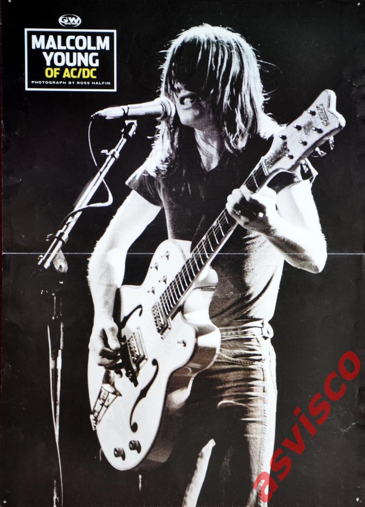 Плакат Angus Young & Malcolm Young of AC/DC. 1