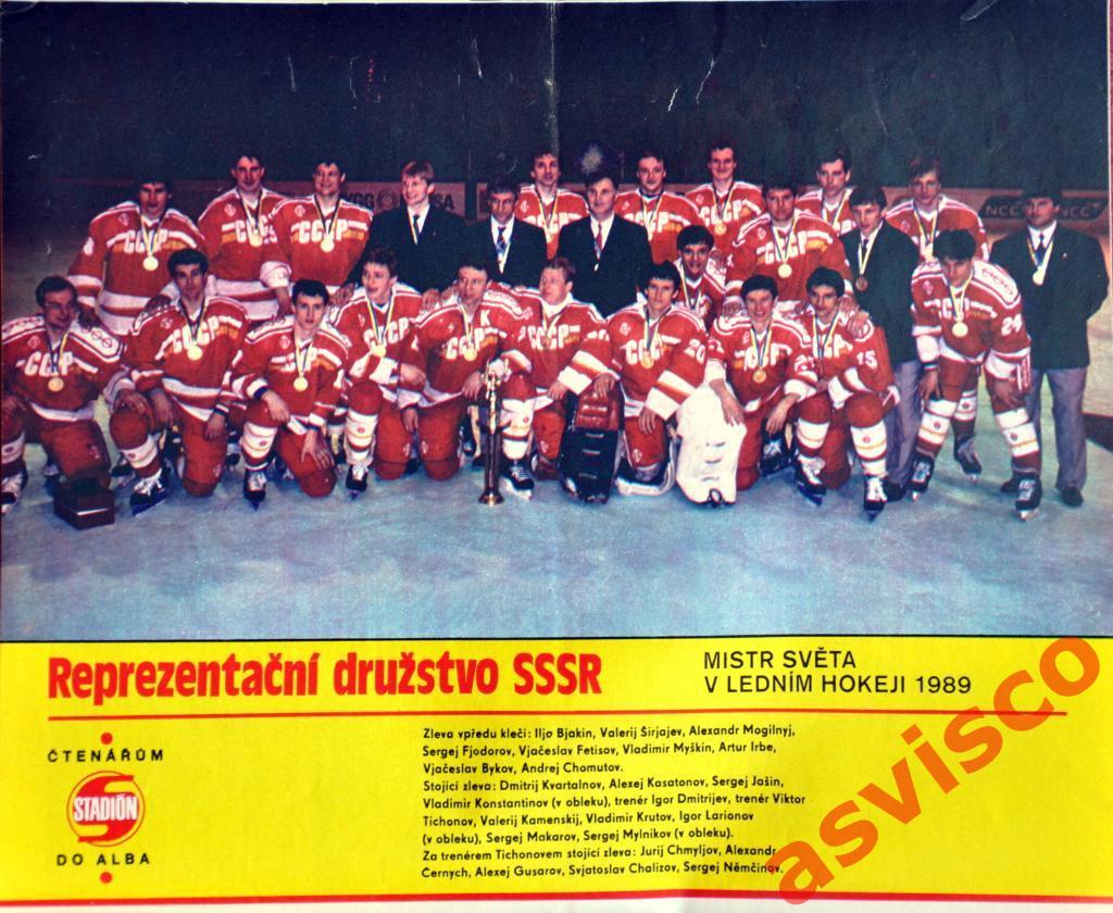 Чемпионат Мира по хоккею в Швеции. Итоги, Май 1989 года. 3