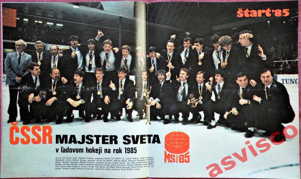 Чемпионат Мира по хоккею в Чехословакии. Итоги, Май 1985 года. 6