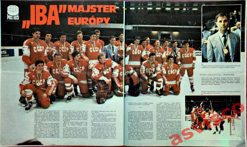 Чемпионат Мира по хоккею в Чехословакии. Итоги, Май 1985 года. 7