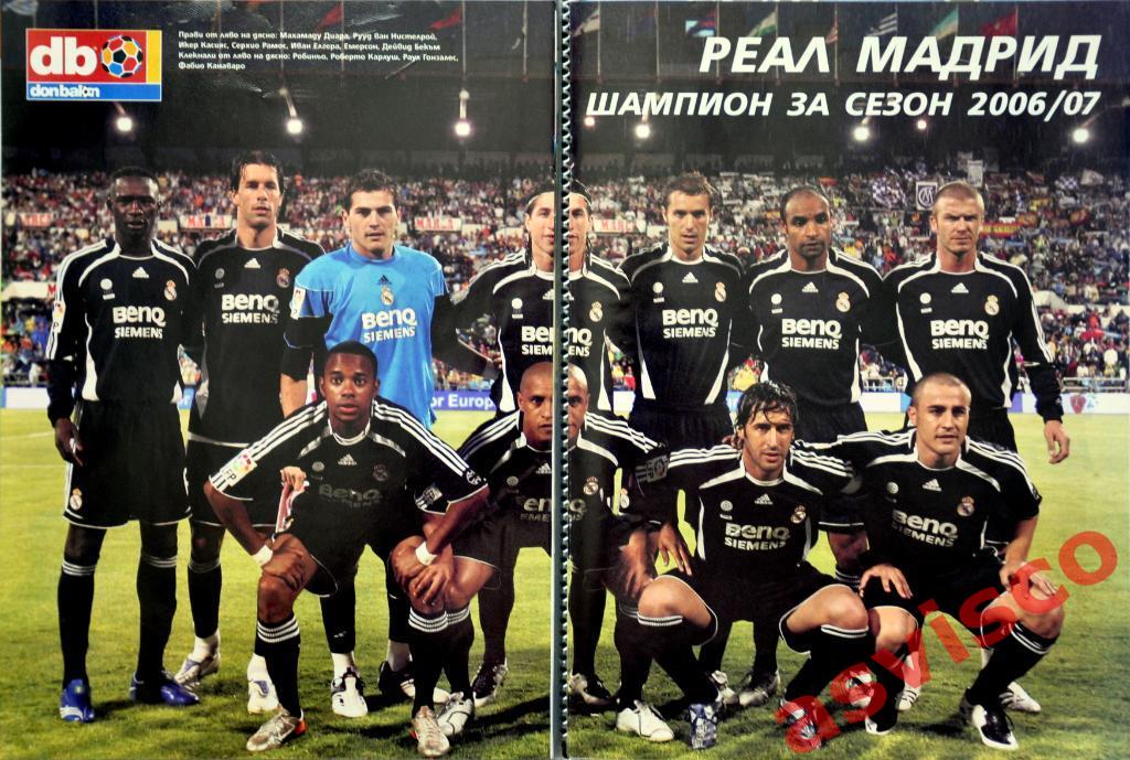 Состав реала 2006. Реал Мадрид 2006.