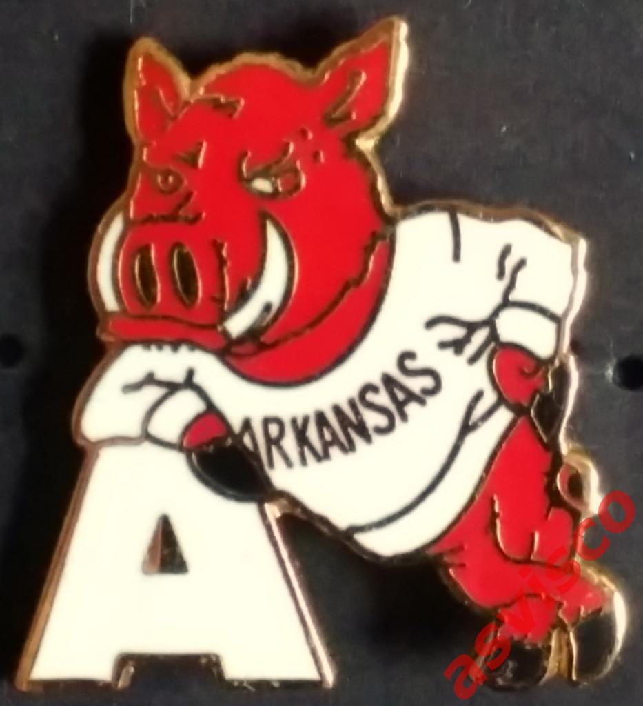 Значок Баскетбол, Арканзас Рейзорбэкс / Arkansas Razorbacks (I). 1