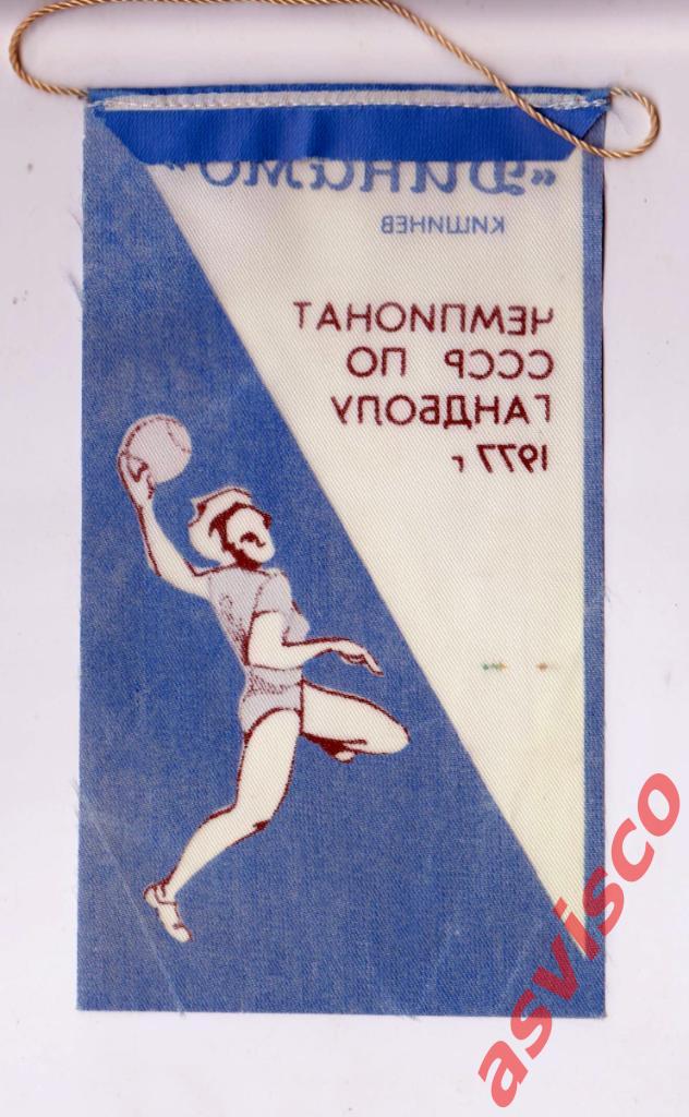 Вымпел Динамо Кишинев. Чемпионат СССР по гандболу 1977 года. 1